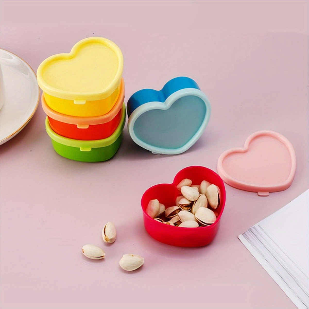 Salad Container Jar - 5 adet Mini öğle yemeği kutusu