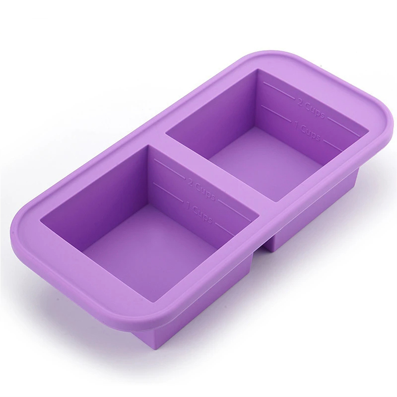 Meal Prep Oven Safe Containers - 1/2 Bardak Silikon Buz Kalıpları Kapaklı