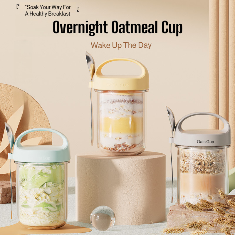 Meal Prep Healthy - Taşınabilir Kahvaltı Kabı Güvenli Sızdırmaz Fitness