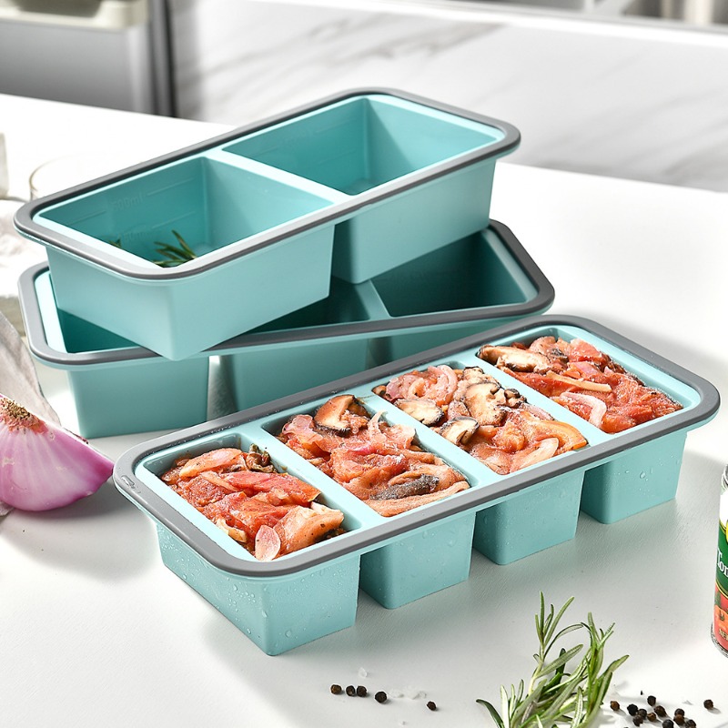 Meal Prep Menu - Büyük Buz Küpü Dondurucu Kalıpları -