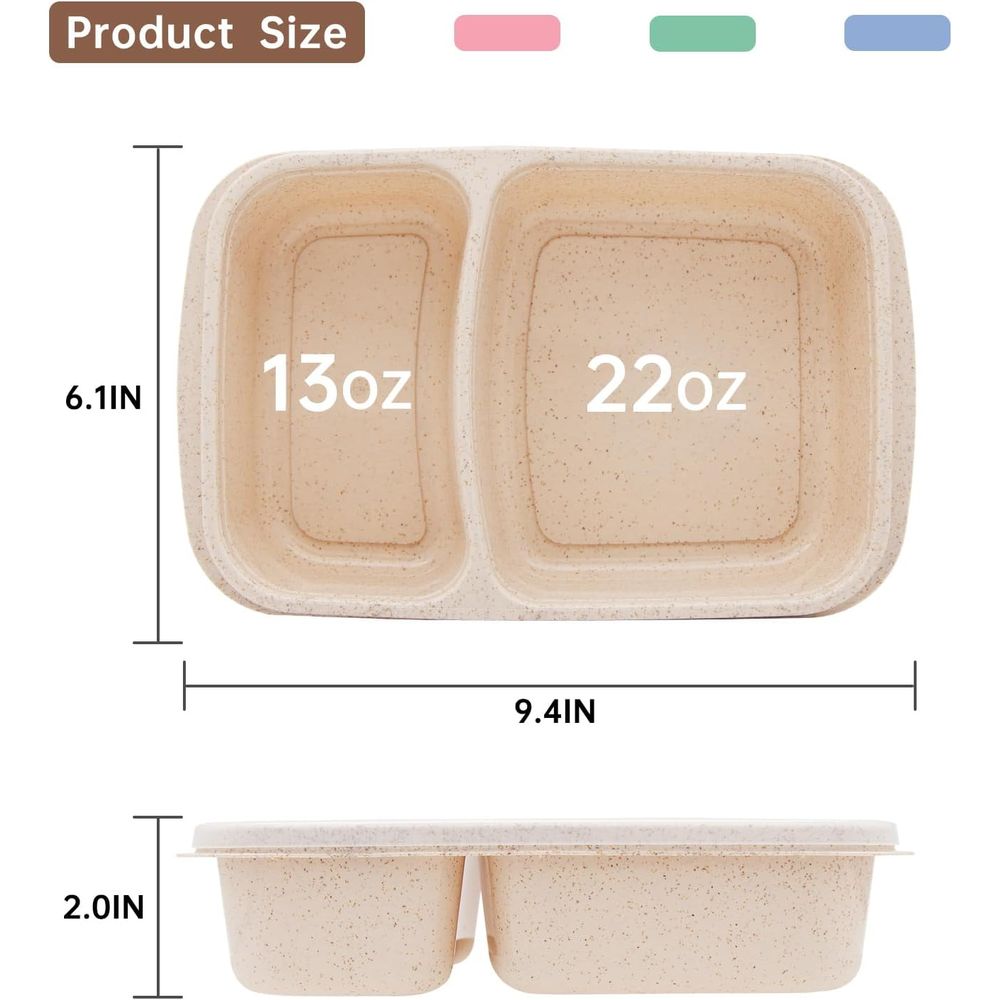 4'lü Bento Öğle Yemeği Kutusu, - Meal Prep Lunch Boxes incelemesi ve fiyatı