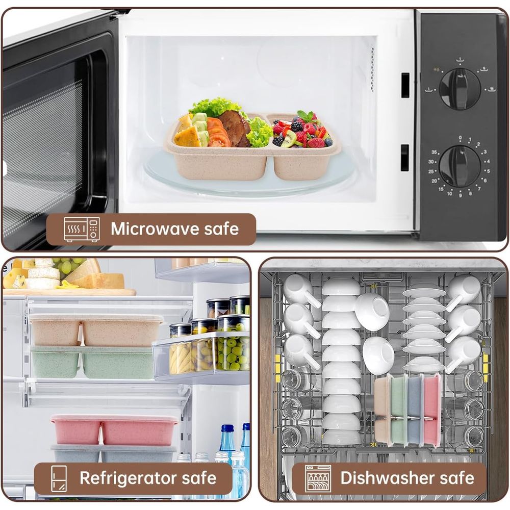 4'lü Bento Öğle Yemeği Kutusu, - Meal Prep Lunch Boxes incelemesi ve fiyatı