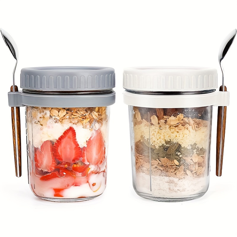 1 adet/2 adet Cam Yulaf Ezmesi - Salad Container Jar incelemesi ve fiyatı