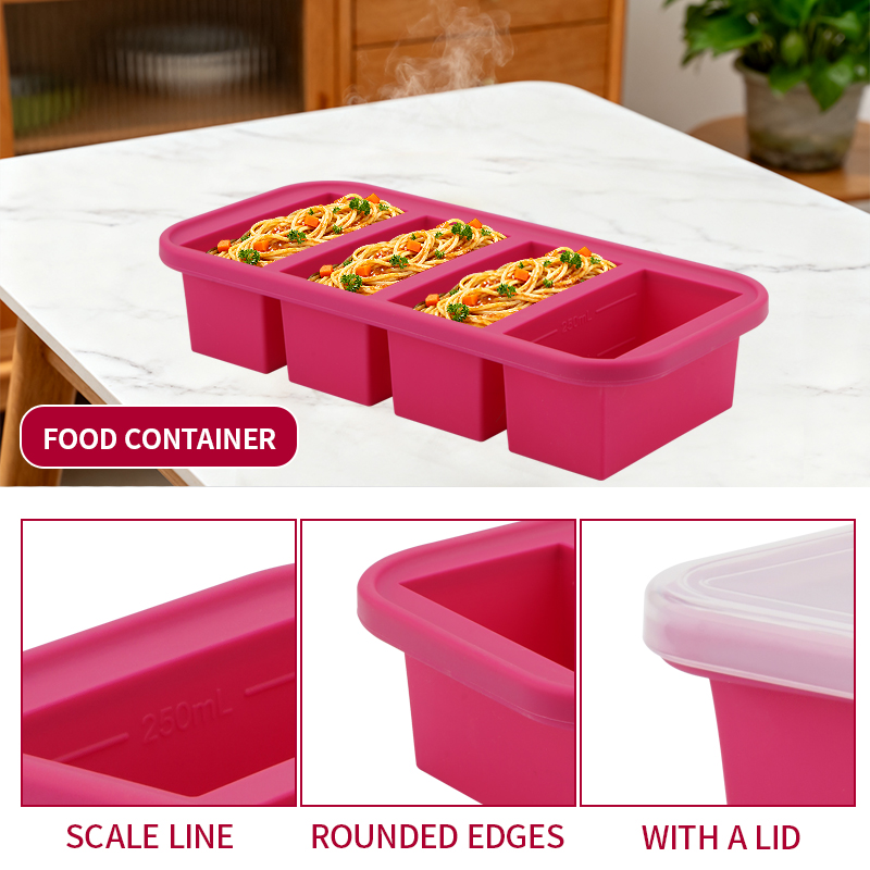 2 veya 3 Parçalı Silikon Dondu - Meal Prep Menu incelemesi ve fiyatı