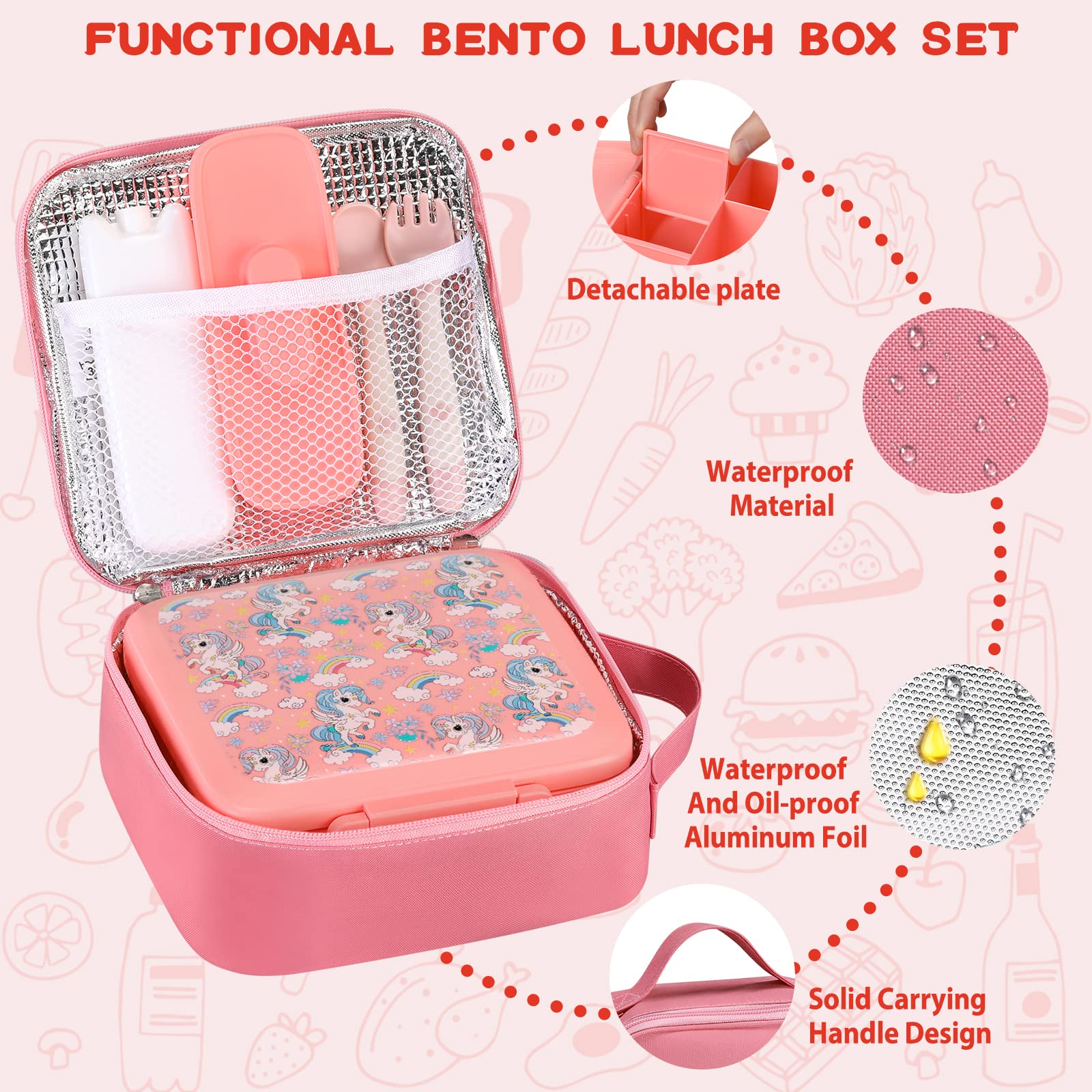 Çocuklar için Bento Öğle Yemeğ - Meal Prep Lunch Boxes incelemesi ve fiyatı