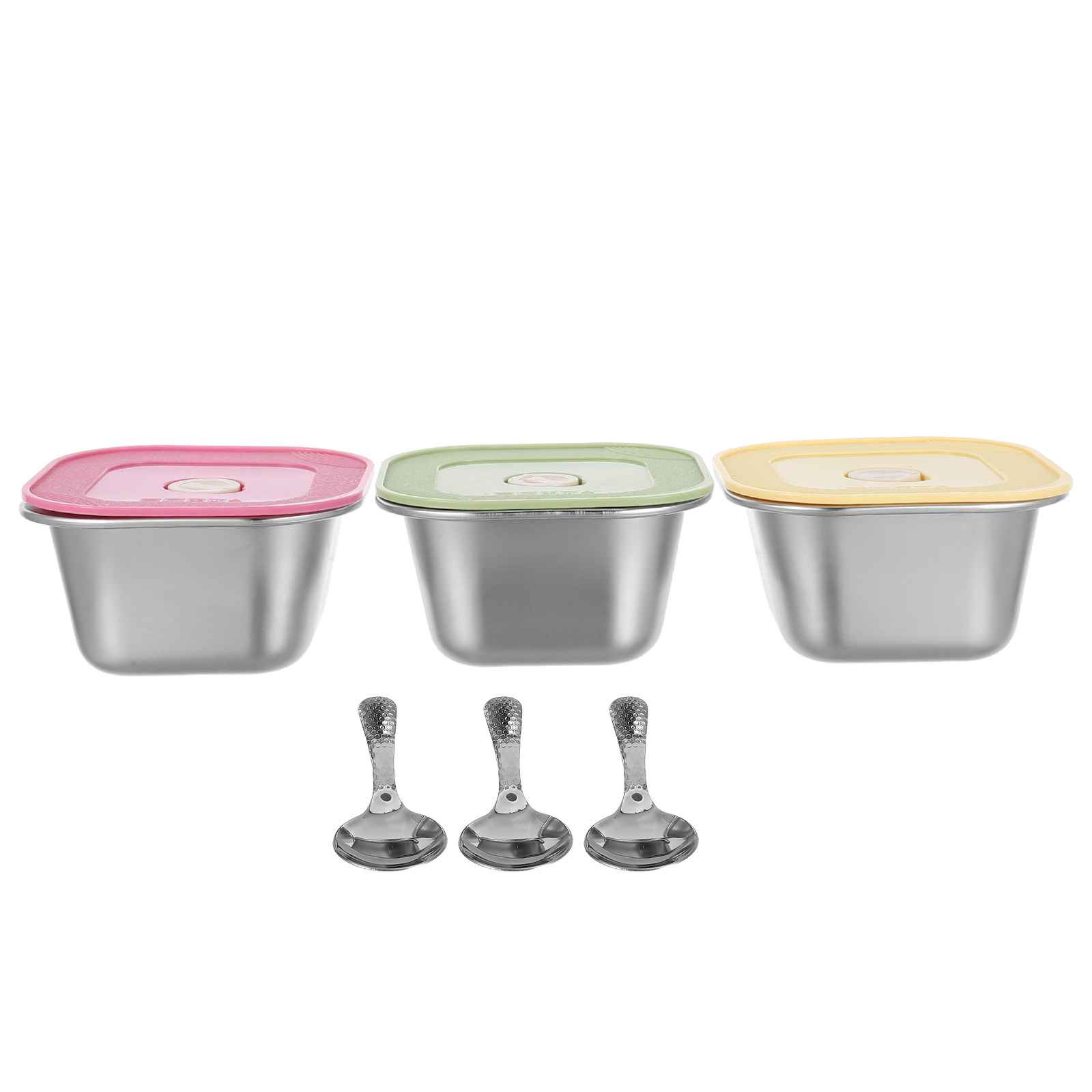 3 Adet Paslanmaz Çelik Atıştır - Meal Prep Lunch Boxes incelemesi ve fiyatı