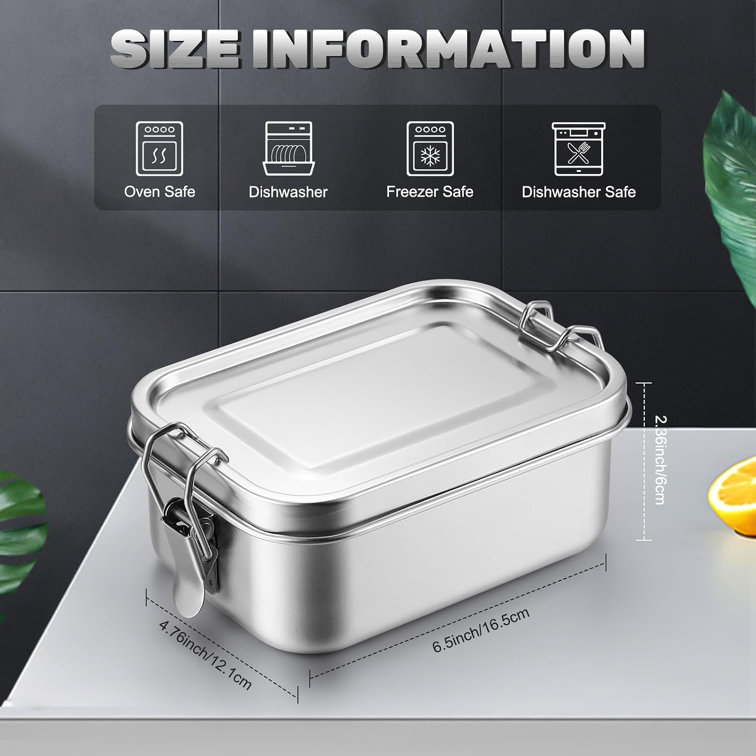 Paslanmaz Çelik Gıda Saklama K - Meal Prep Lunch Boxes incelemesi ve fiyatı