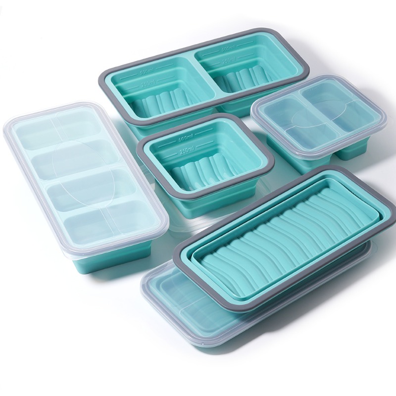 Kapaklı Silikon Dondurucu Teps - Meal Prep Oven Safe Containers incelemesi ve fiyatı