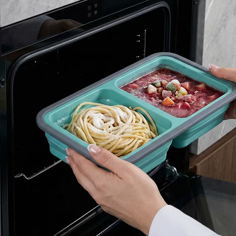 Kapaklı Silikon Dondurucu Teps - Meal Prep Oven Safe Containers incelemesi ve fiyatı