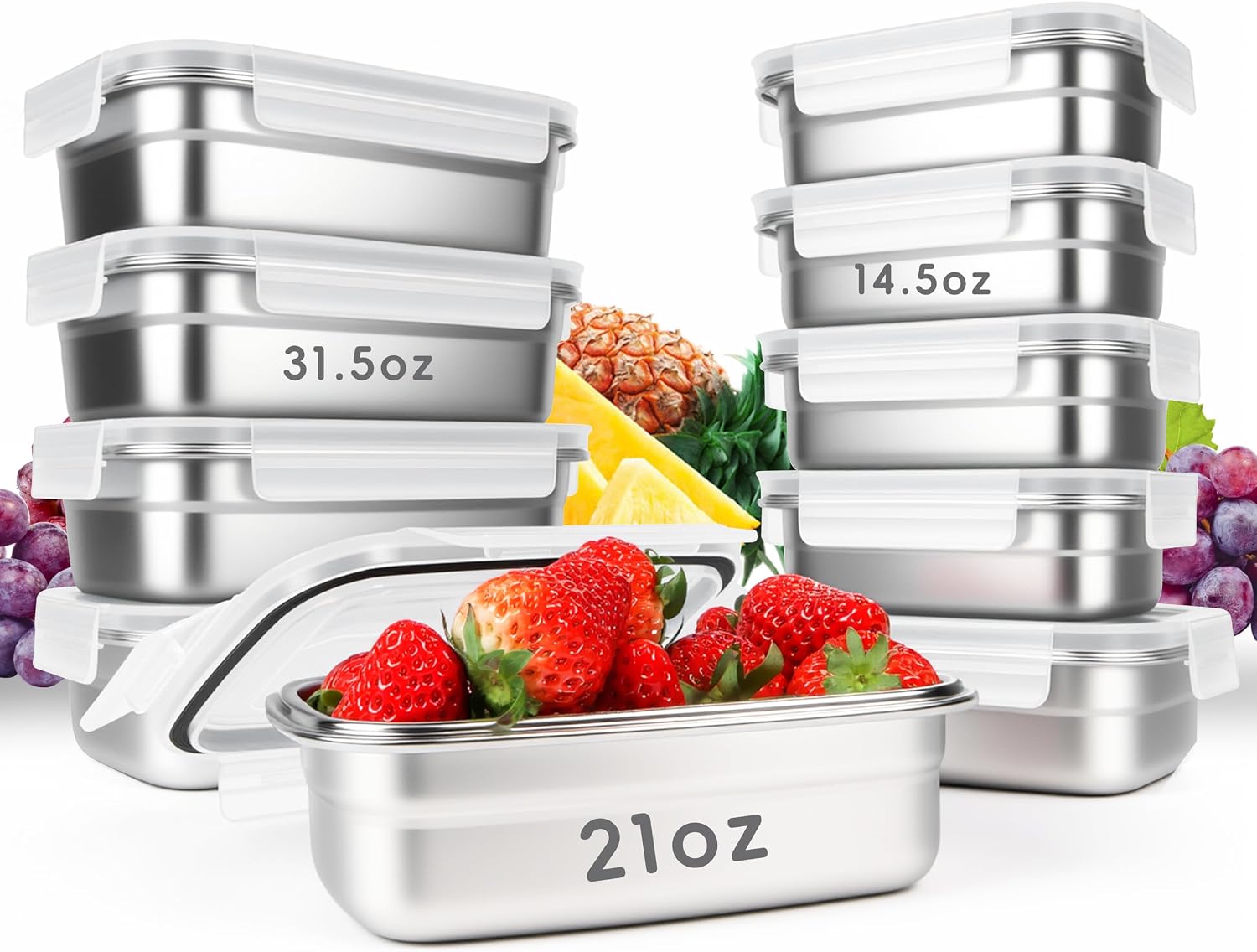 10 Adet 304 Paslanmaz Çelik Gı - Meal Prep Oven Safe Containers incelemesi ve fiyatı