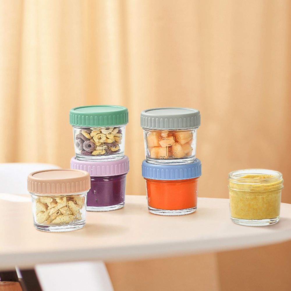 6 adet cam bebek maması kavano - Salad Container Jar incelemesi ve fiyatı