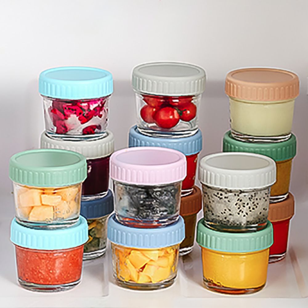 6 adet cam bebek maması kavano - Salad Container Jar incelemesi ve fiyatı