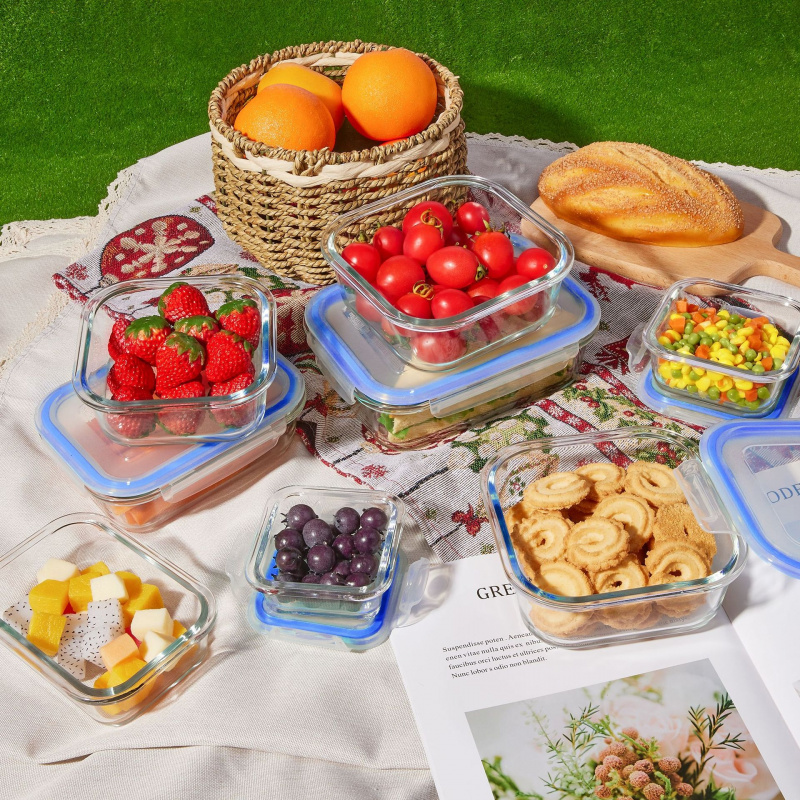 8 adet mühürlü cam gıda saklam - Meal Prep Oven Safe Containers incelemesi ve fiyatı