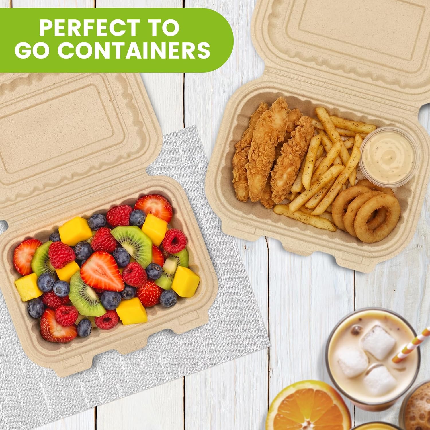 50'li Paket 16oz (473ml) Deniz - Salad Container Jar incelemesi ve fiyatı