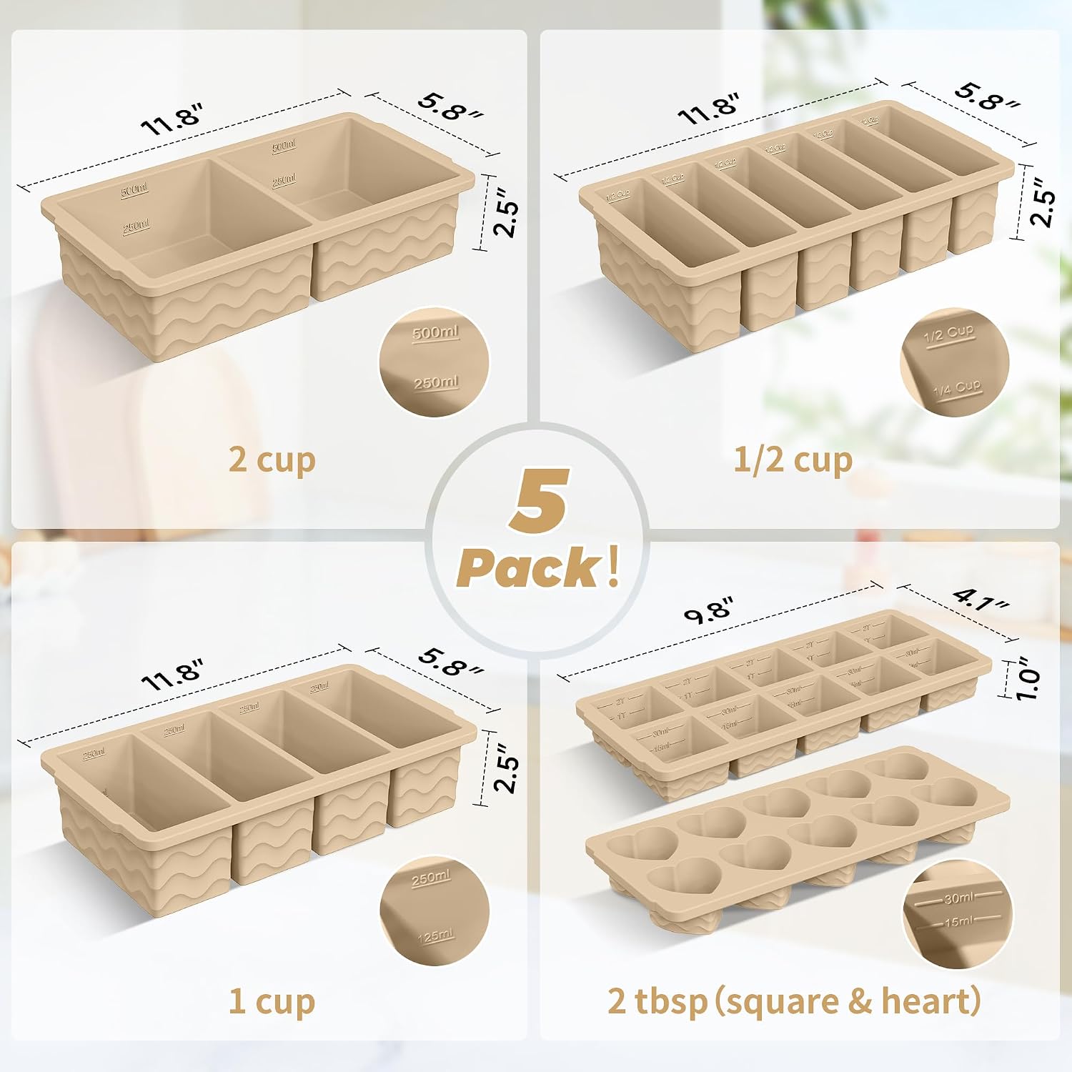 Silikon Kapaklı Dondurucu Kalı - Meal Prep Oven Safe Containers incelemesi ve fiyatı