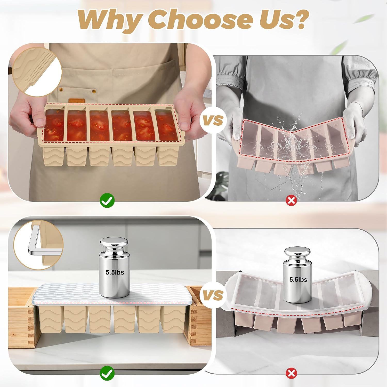 Silikon Kapaklı Dondurucu Kalı - Meal Prep Oven Safe Containers incelemesi ve fiyatı