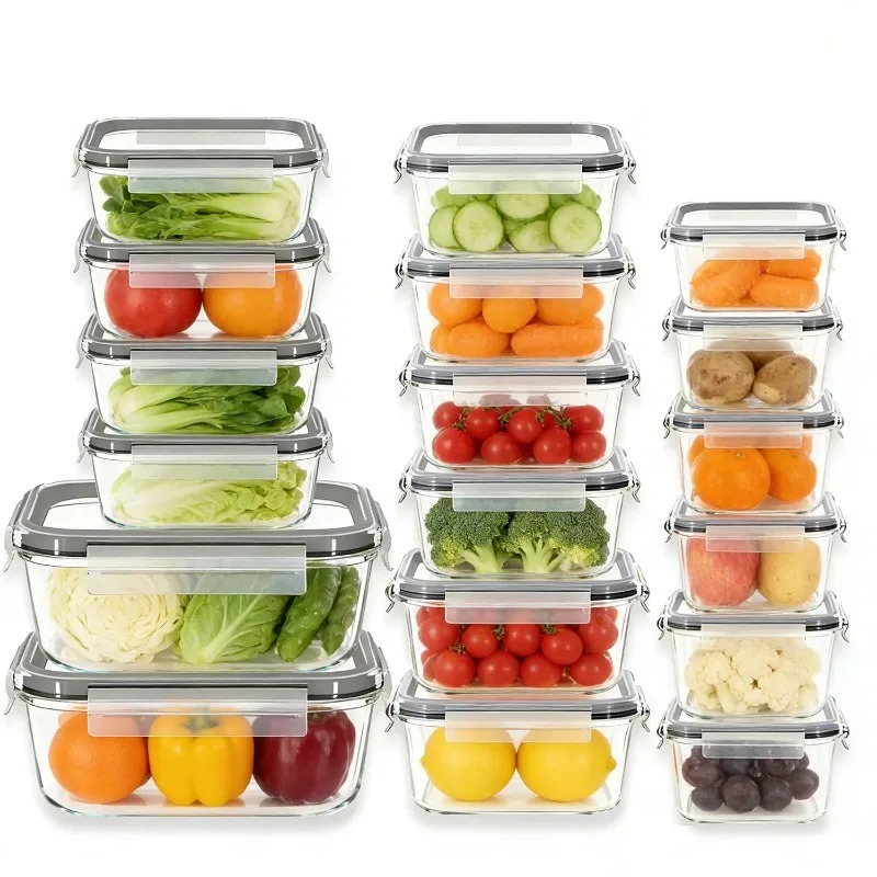 Cam Gıda Saklama Kabı Seti 18  - Meal Prep Oven Safe Containers incelemesi ve fiyatı