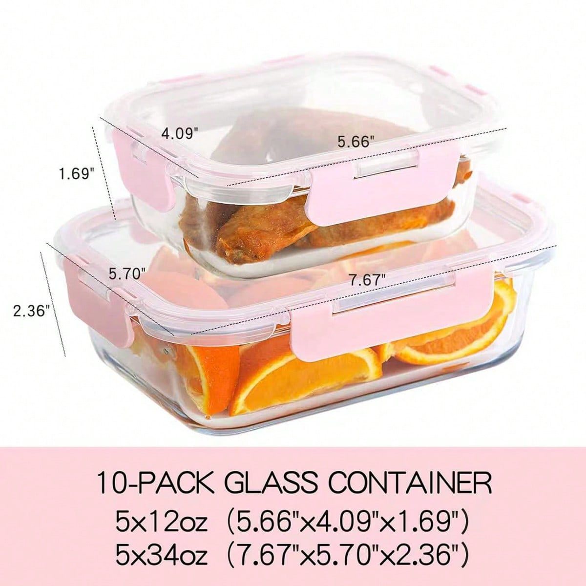 10'lu Paket Cam Yemek Hazırlık - Meal Prep Lunch Boxes incelemesi ve fiyatı
