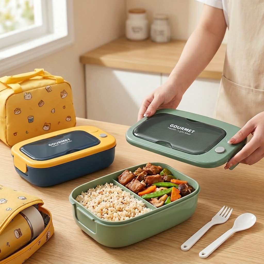 Mikrodalgada Kullanılabilir Pl - Meal Prep Lunch Boxes incelemesi ve fiyatı