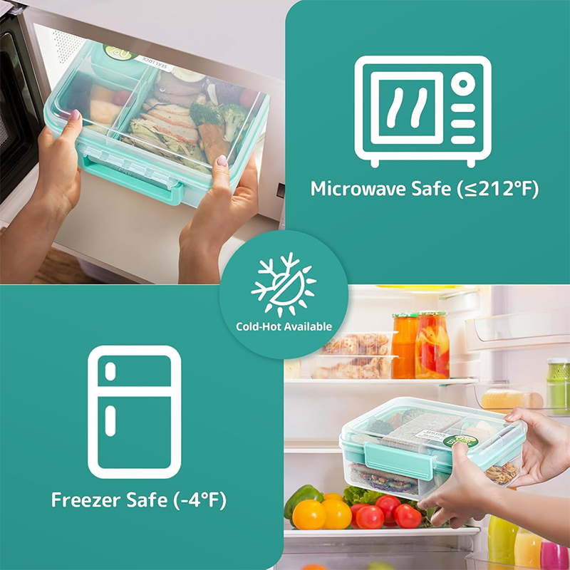 4 Bölmeli Sızdırmaz Bento Öğle - Meal Prep Menu incelemesi ve fiyatı
