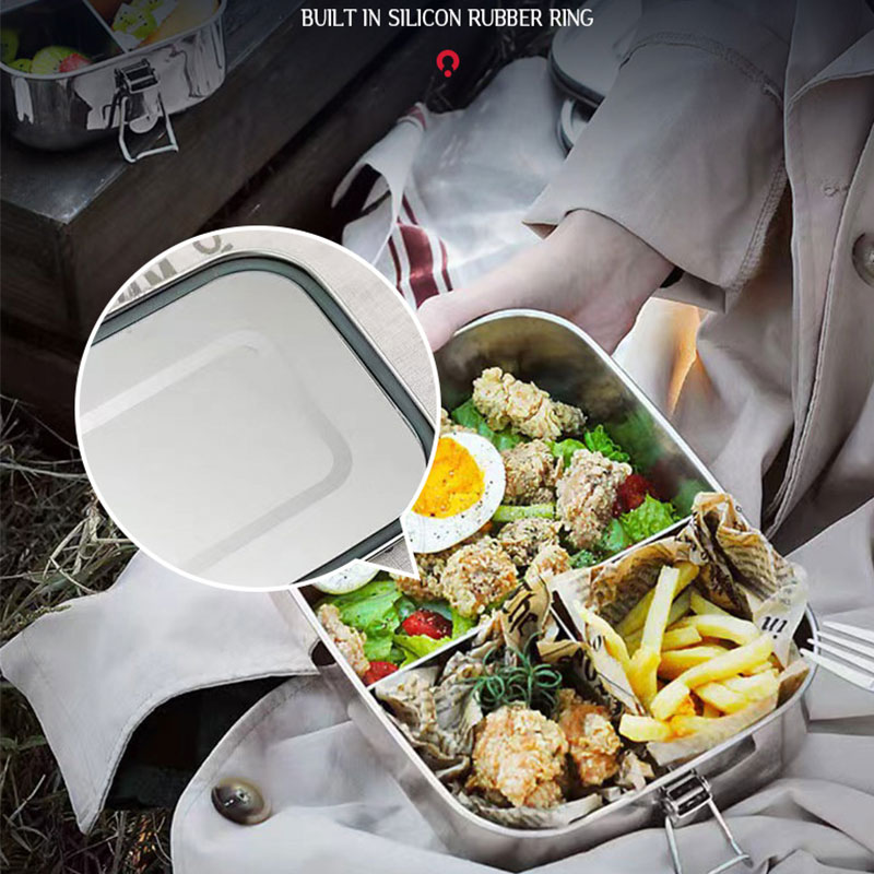 304 Paslanmaz Çelik Kare yemek - Meal Prep Lunch Boxes incelemesi ve fiyatı