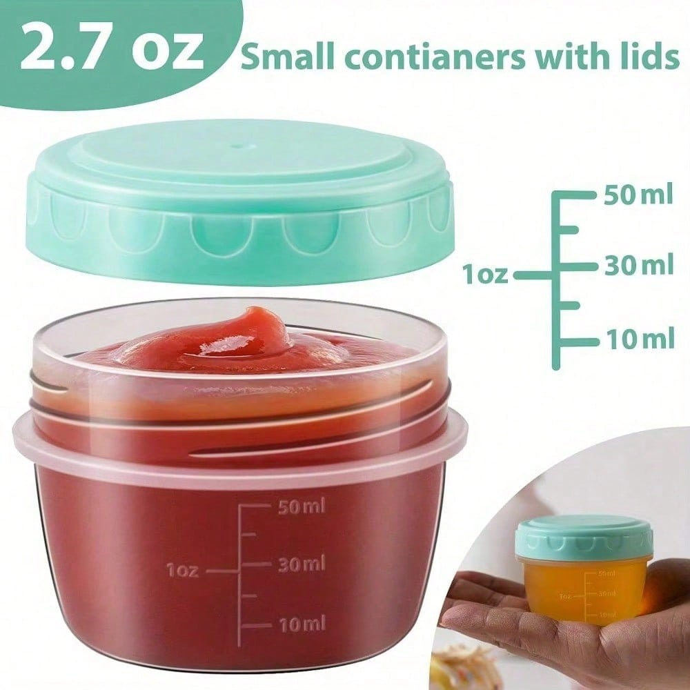 1-6 Paket 2,7 OZ Salata Sosu K - Salad Container Jar incelemesi ve fiyatı