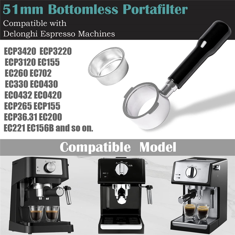 ABYN-51Mm Dipsiz Portafilter 2 - Delonghi Espresso Ecp3420 incelemesi ve fiyatı