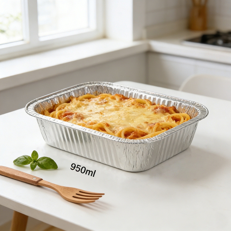 950 ml Kare Alüminyum Folyo Te - Meal Prep Oven Safe Containers incelemesi ve fiyatı